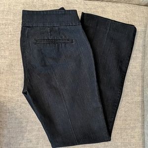 New York & Co Petite Navy Dress Pants Boot Cut